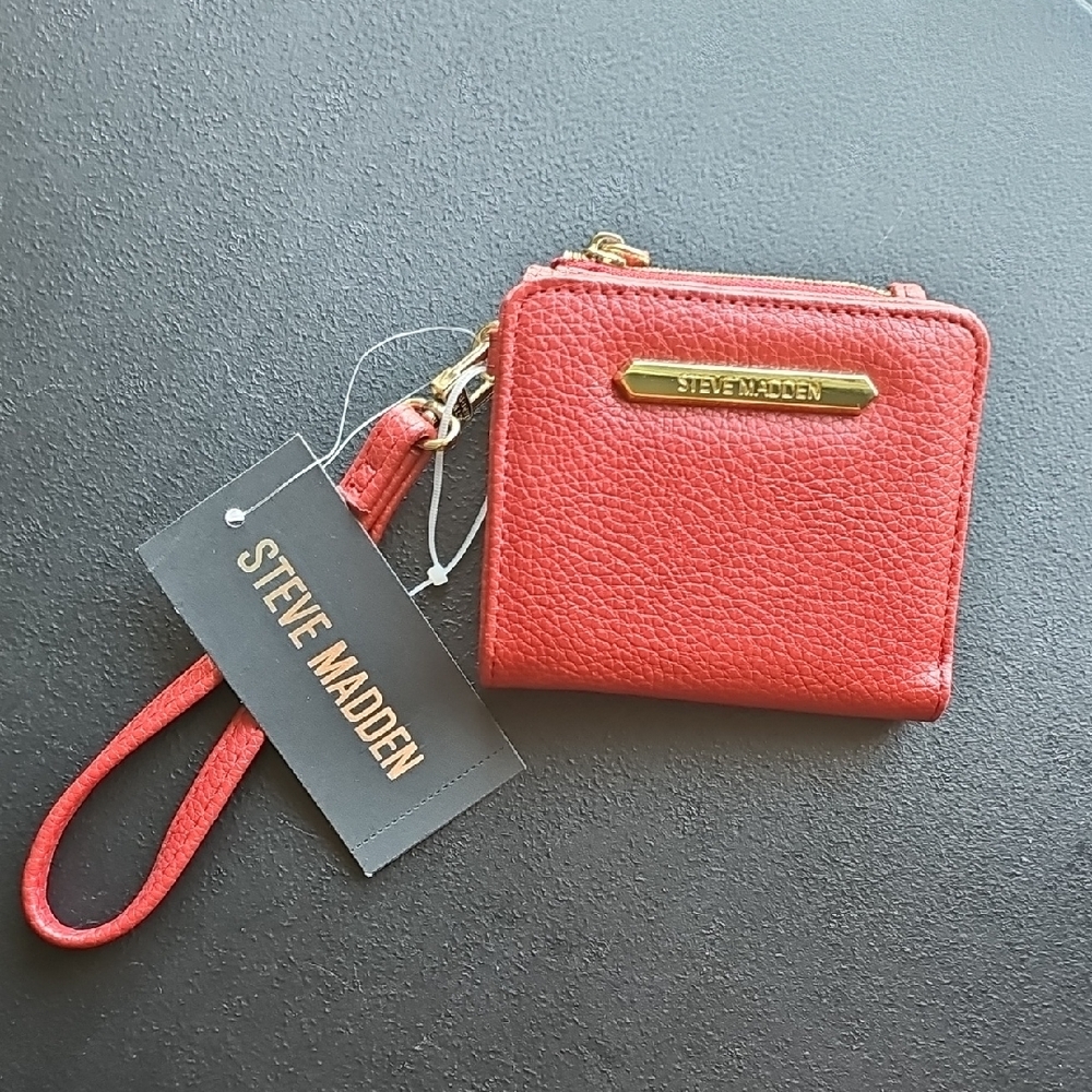 Steve Madden Red Wristlet Wallet